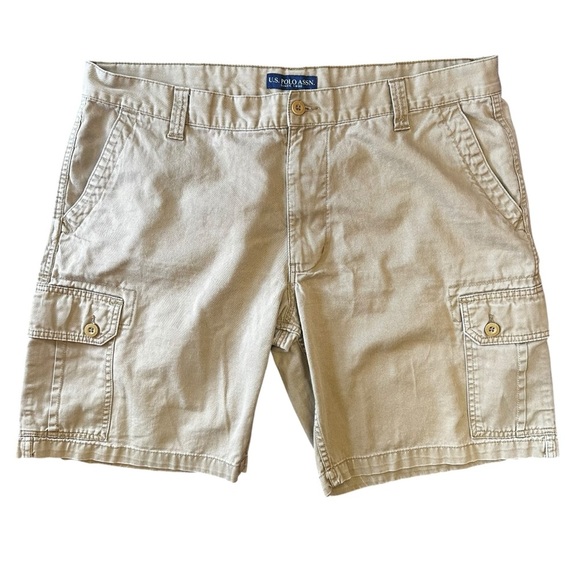 U.S. Polo Assn. Other - US Polo Assn Khaki Cargo Shorts 100% Cotton Sz 42